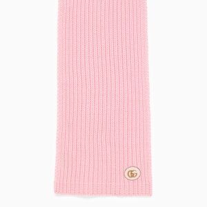 Gucci pink cashmere & wool scarf, brand new with tags
